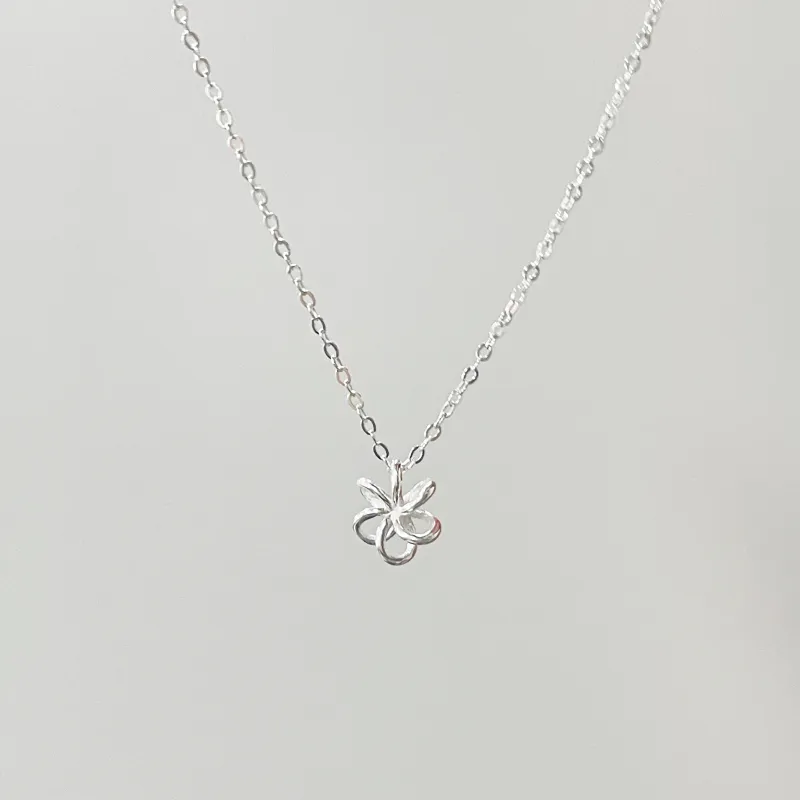 Barbie S925 Silver Necklaces Women's Silver, Gift Box Set-5