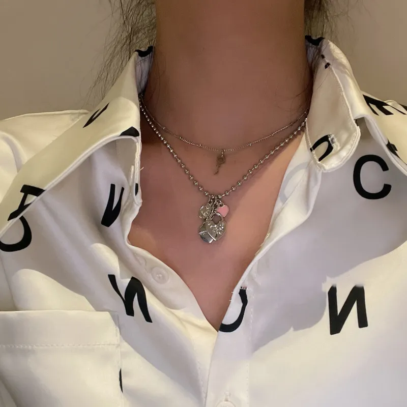 Barbie Titanium Steel Necklaces Women's-4