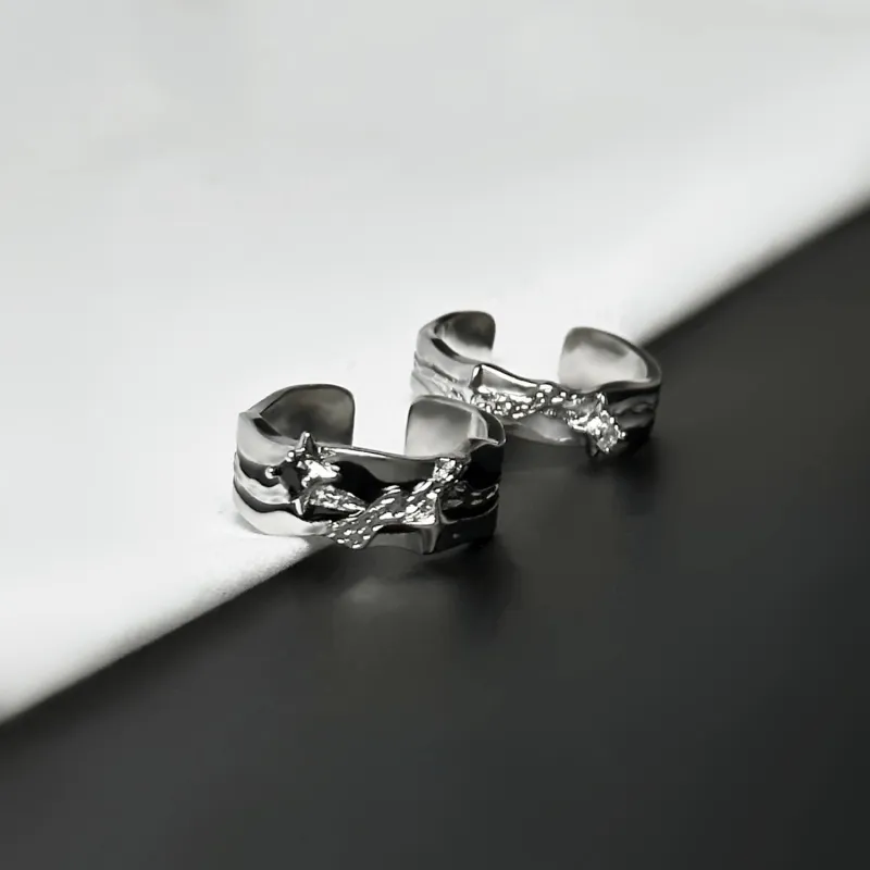 Barbie Alloy Rings Unisex Black-5
