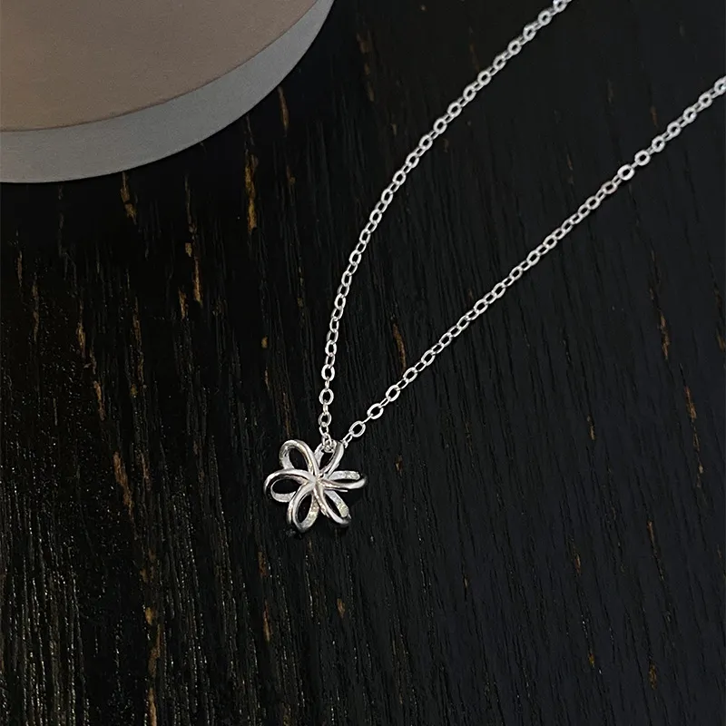 Barbie S925 Silver Necklaces Women's Silver, Gift Box Set-2