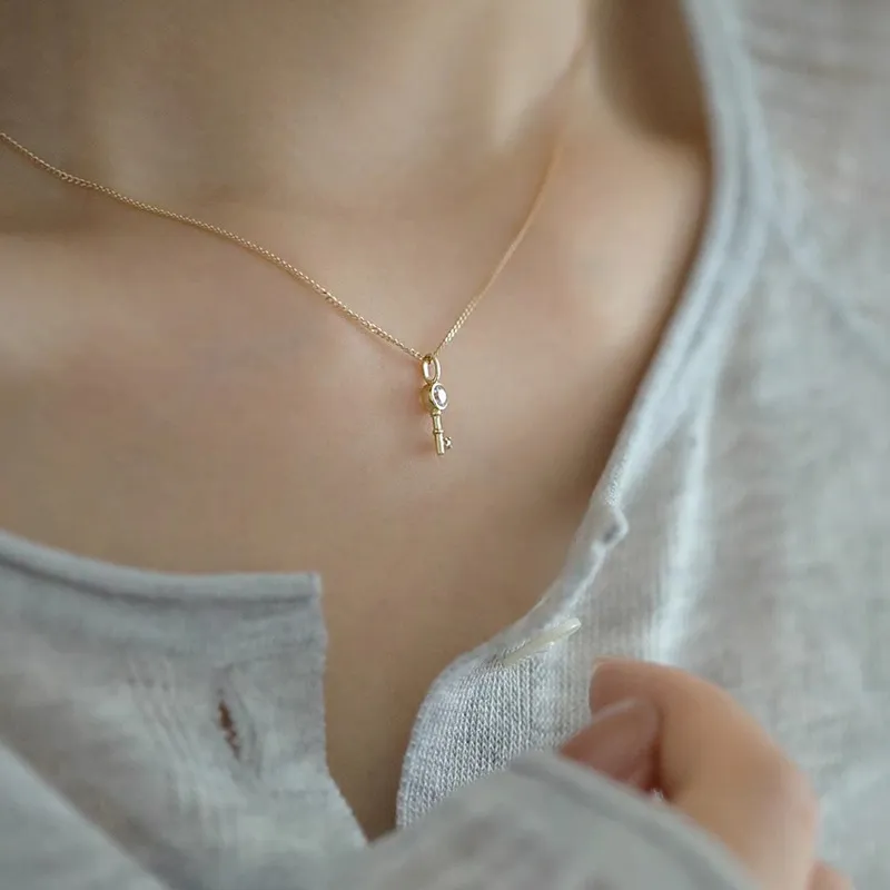 Barbie S925 Silver Necklaces Women's-3
