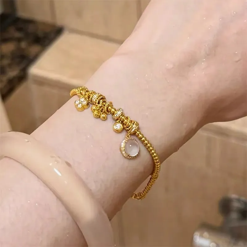 Barbie Alloy Bracelets Women's Gold-2