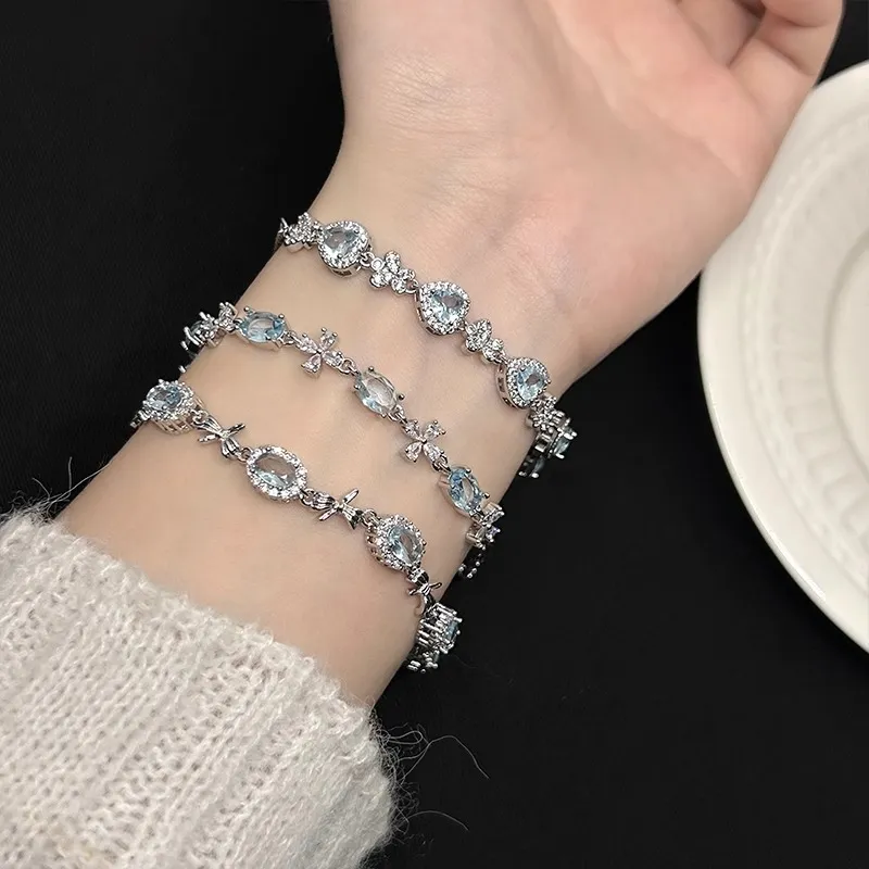 Barbie Alloy Bracelets Women's Blue-1