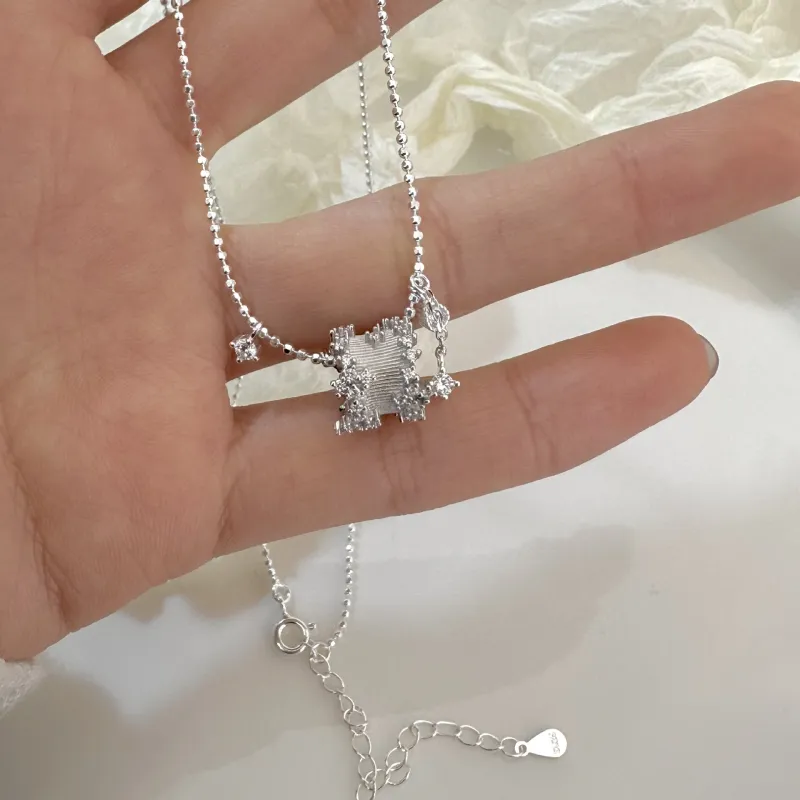 Barbie S925 Silver Necklaces Women's-4