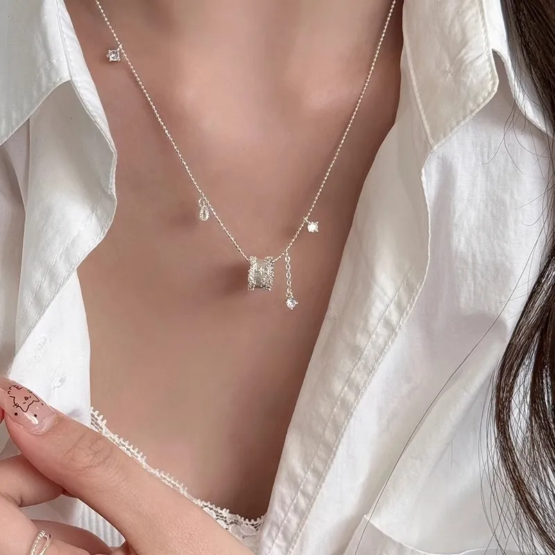 Barbie S925 Silver Necklaces Women's-3