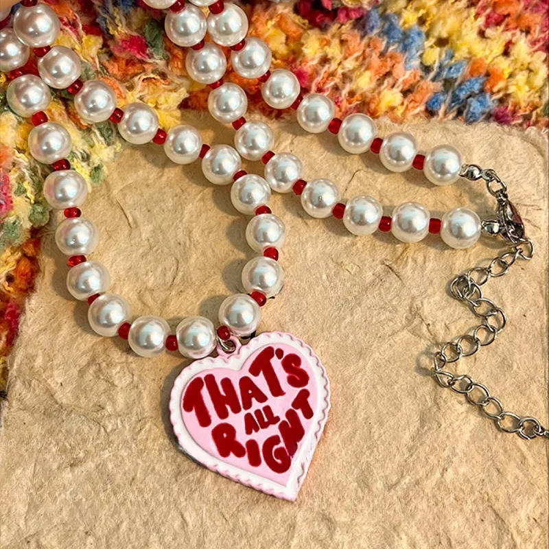 Barbie Shell Pearl Necklaces Women's-2