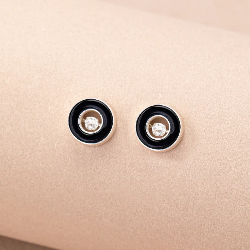 YYOGURT S925 Silver Stud Earrings Unisex-2
