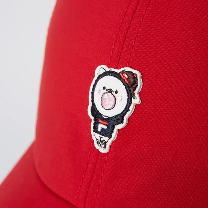 FILA KIDS Polyester Baseball Caps Kids' Fiery Scarlet-4
