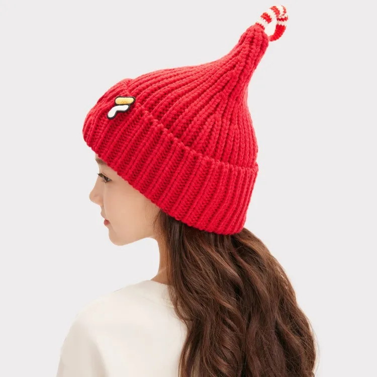 FILA KIDS Sheep Wool Beanies Kids' Legend Red-4