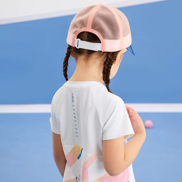 FILA KIDS Polyester Baseball Caps Kids' Jade White-4