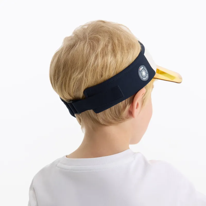 FILA KIDS Polyester Visor Cap Kids' Afterglow Yellow-3
