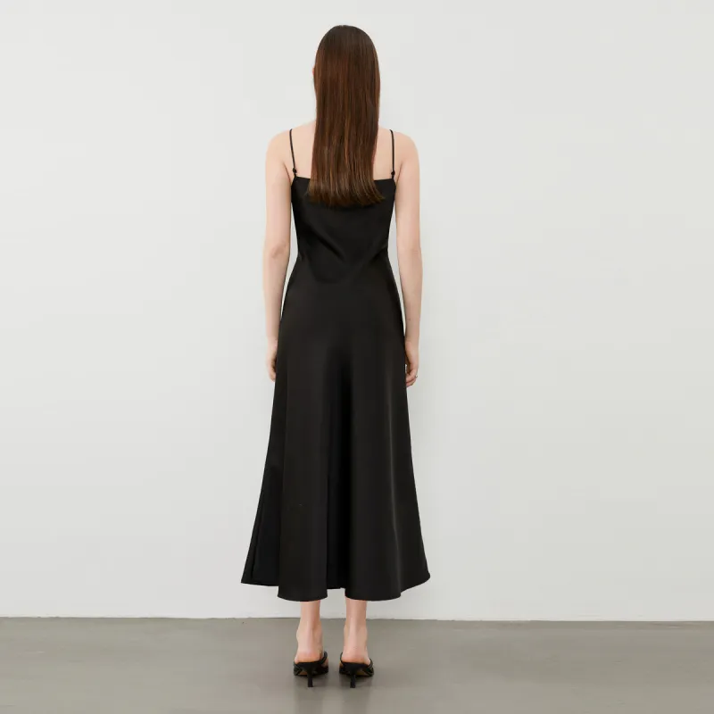 DPLAY Slip Dress Women's Classic Black-5