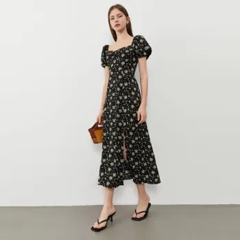 DPLAY Short Sleeved Dress Women's South French Daisy