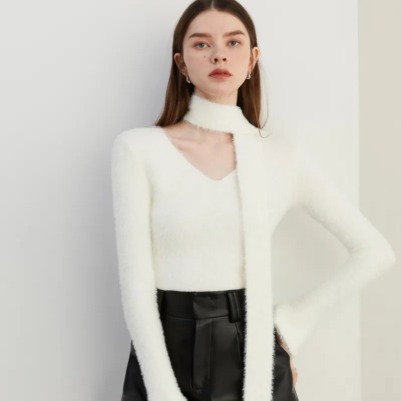 DPLAY Sweater Women's Cream White-1