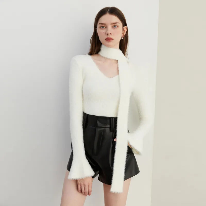 DPLAY Sweater Women's Cream White-4