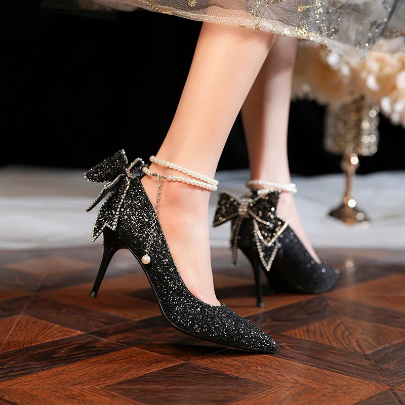 Lanza Gift Box Set Slim Heel High Heels 6.5CM Women's-108