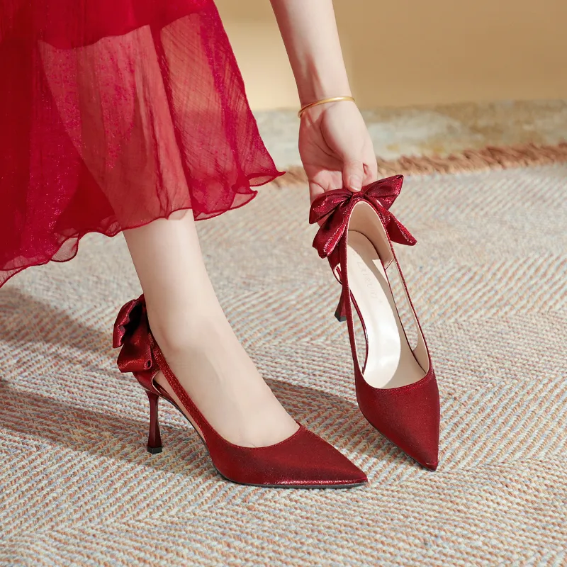 Lanza High Heels Women's White/Red/Gold-5