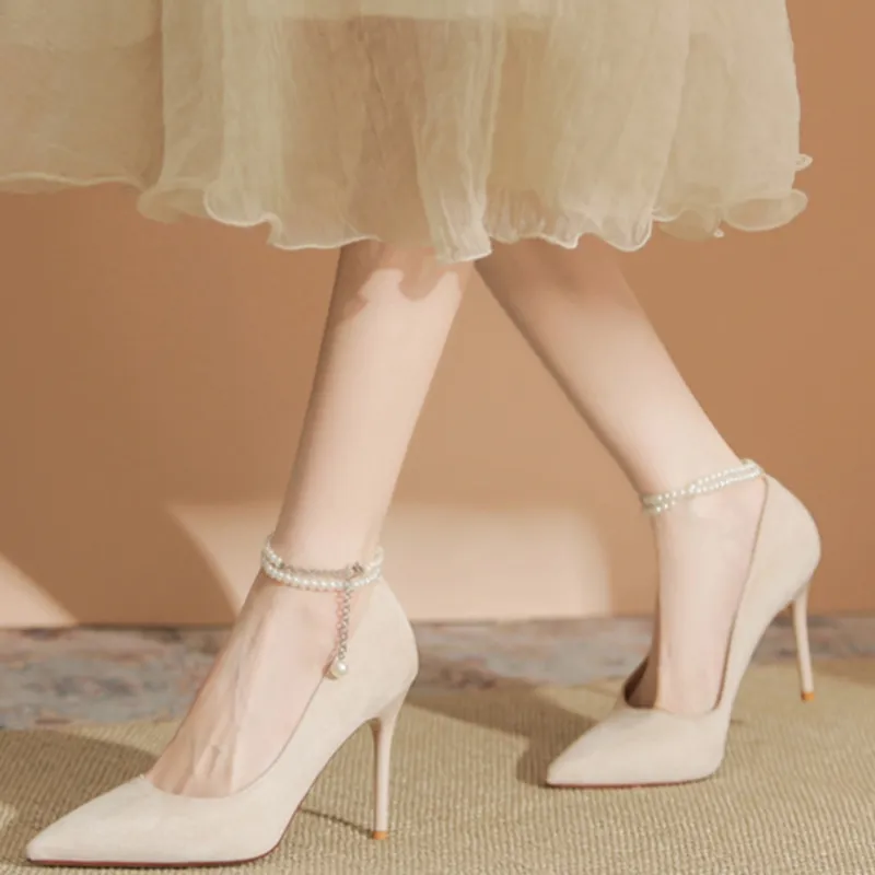 Lanza Slim Heel High Heels Women's-9