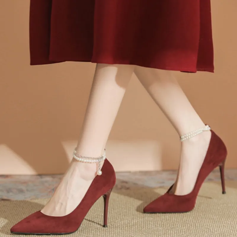 Lanza Slim Heel High Heels Women's-5