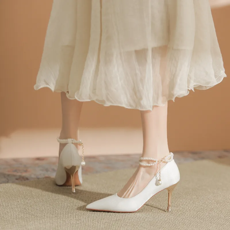 Lanza Slim Heel High Heels Women's-17