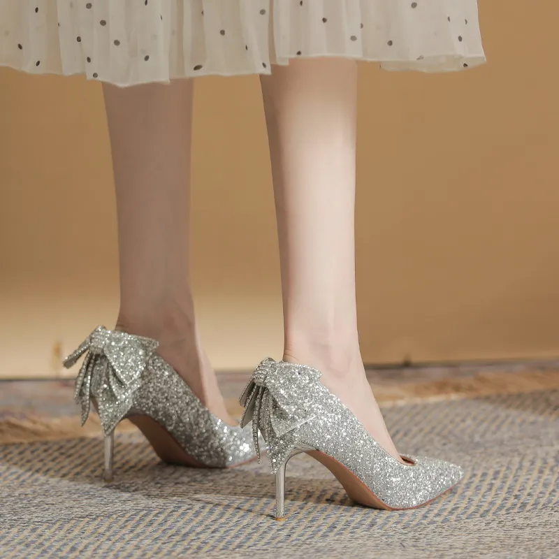 Lanza Slim Heel High Heels Women's-4