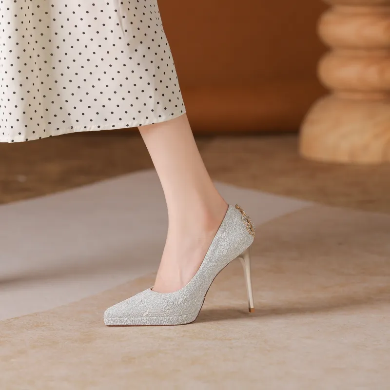 Lanza Slim Heel High Heels Women's-9