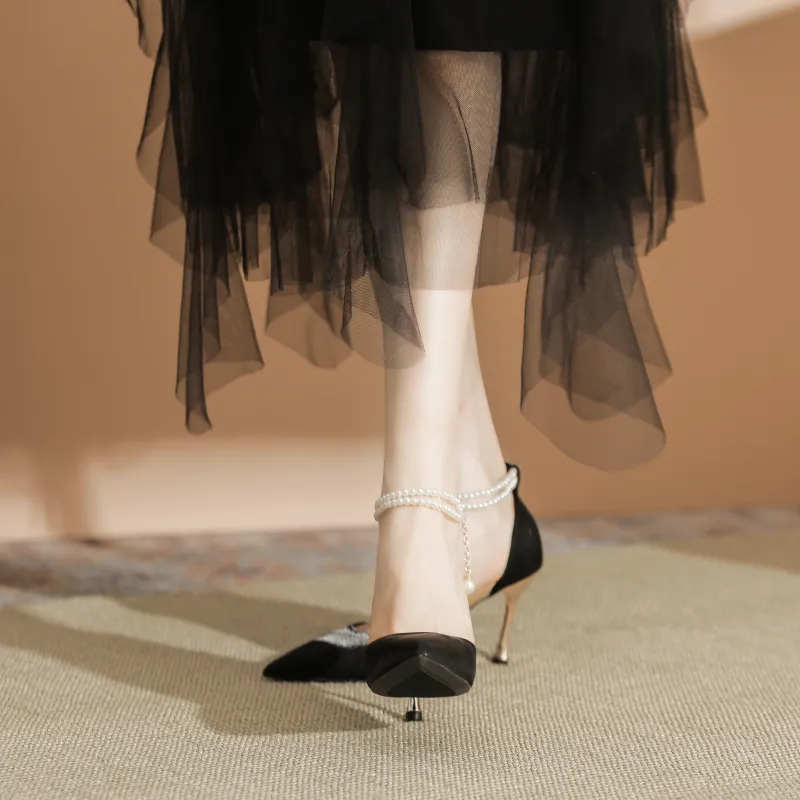 Lanza Slim Heel High Heels 6.5CM 8.5CM Women's-1