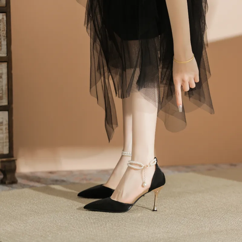 Lanza Slim Heel High Heels 6.5CM 8.5CM Women's-6