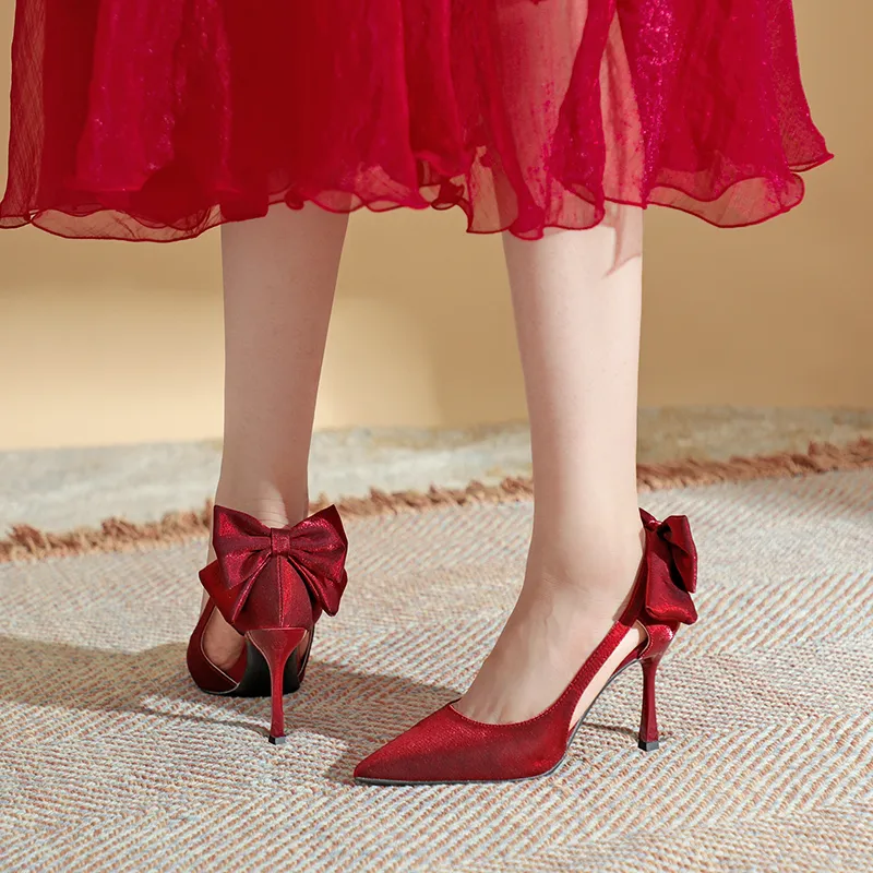 Lanza High Heels Women's White/Red/Gold-3