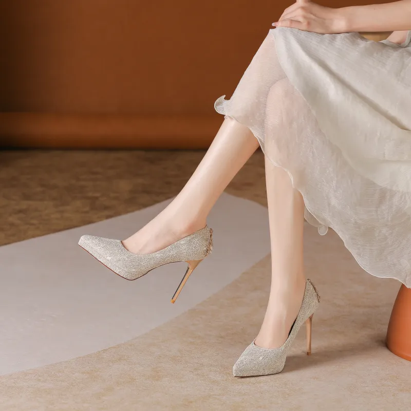 Lanza Slim Heel High Heels Women's-1