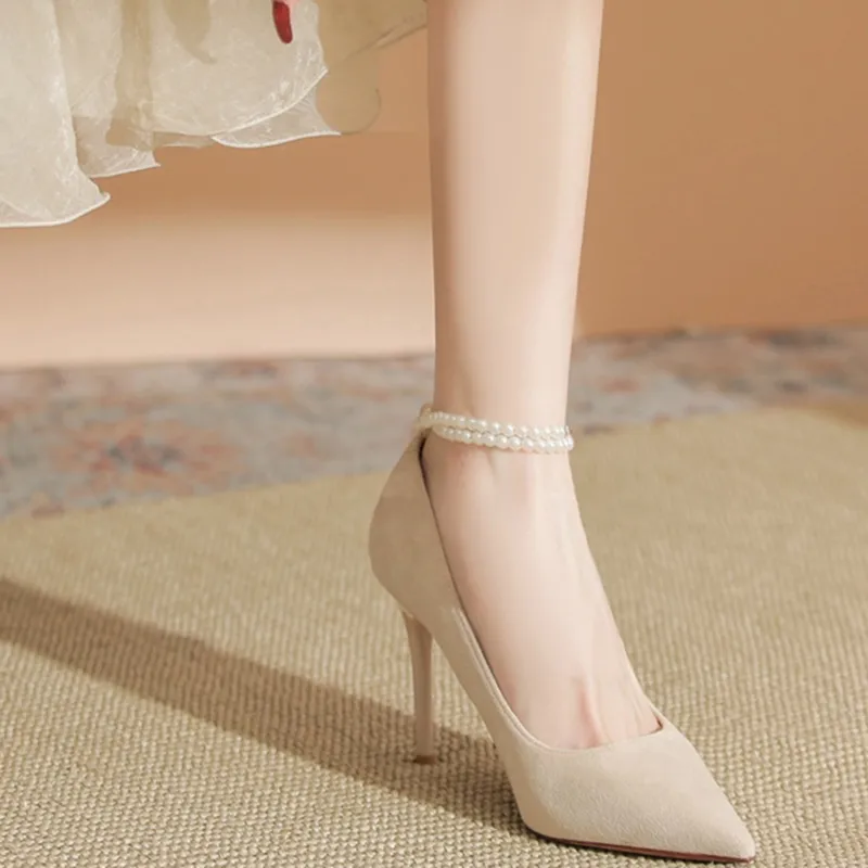 Lanza Slim Heel High Heels Women's-10