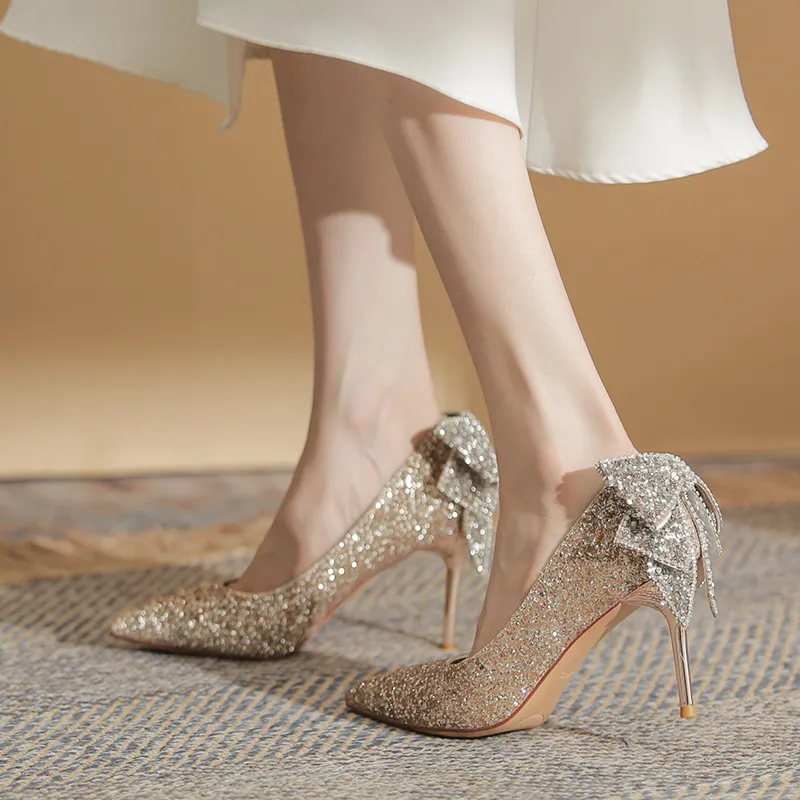 Lanza Gift Box Set Slim Heel High Heels 6.5CM Women's-74