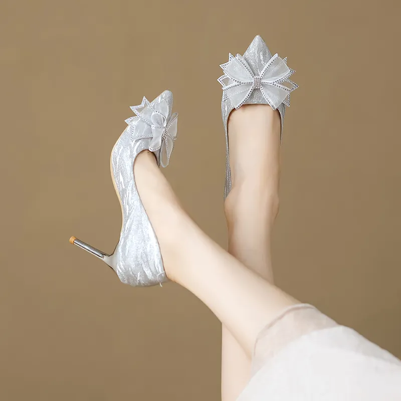 Lanza Slim Heel High Heels 9CM Women's-17