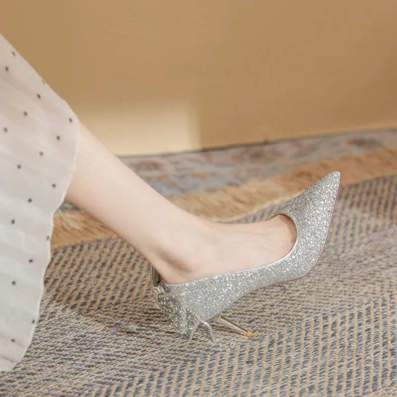 Lanza Slim Heel High Heels Women's-6