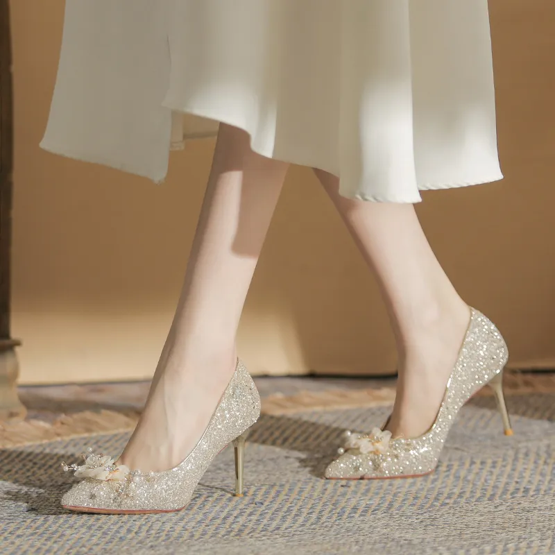 Lanza Slim Heel High Heels Women's-4