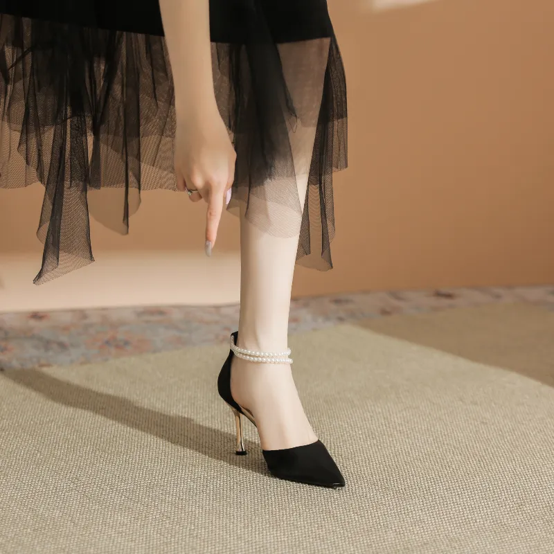 Lanza Slim Heel High Heels 6.5CM 8.5CM Women's-8