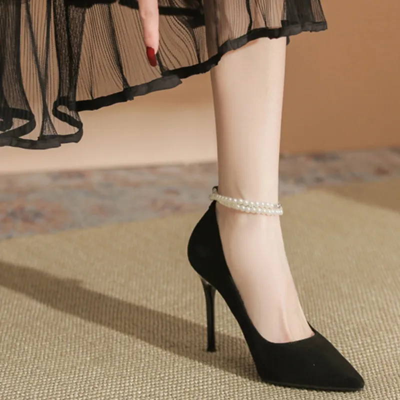 Lanza Slim Heel High Heels Women's-3
