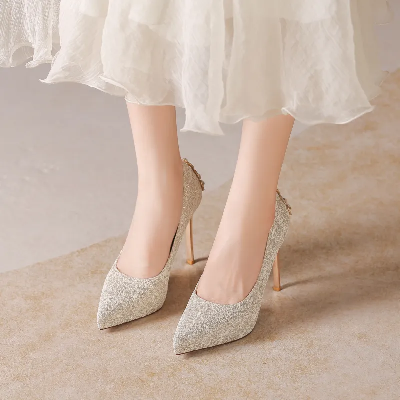 Lanza Slim Heel High Heels Women's-2