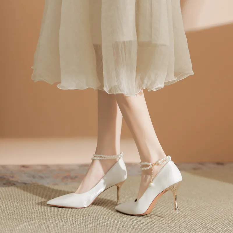 Lanza Slim Heel High Heels Women's-18