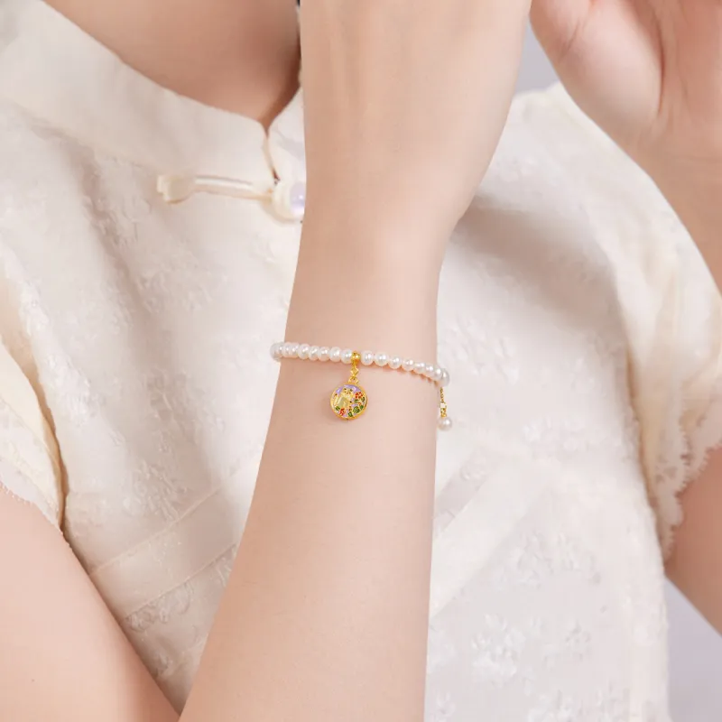 SUNFEEL 18K Gold Pendants Unisex-3
