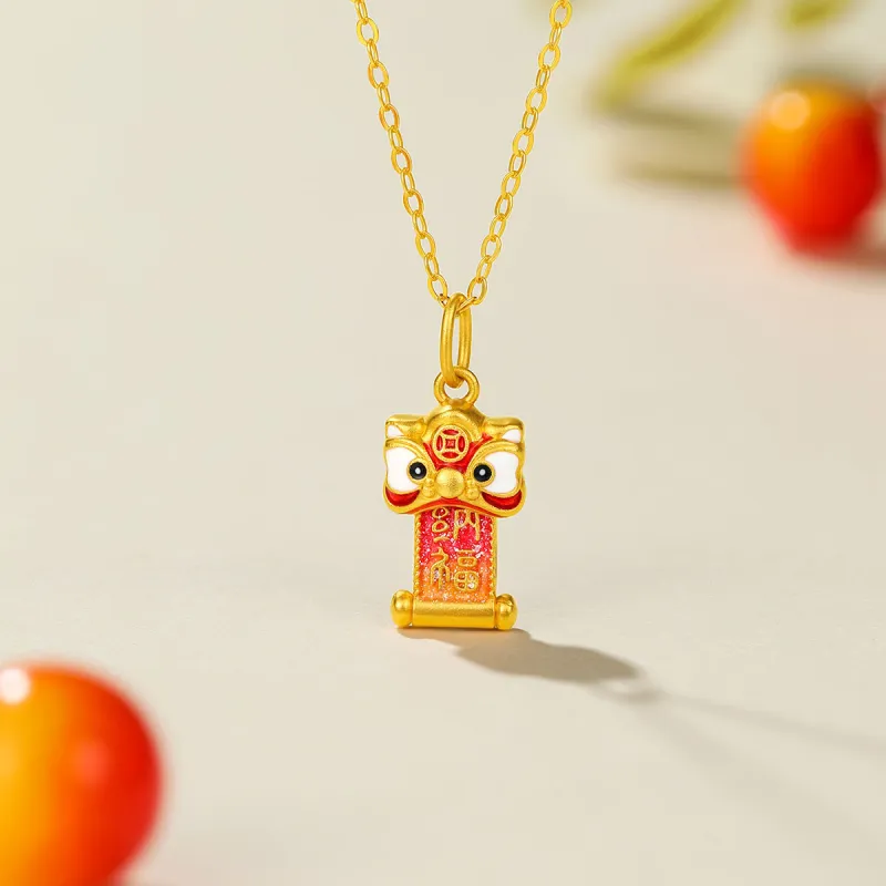 SUNFEEL 18K Gold Pendants Unisex-2