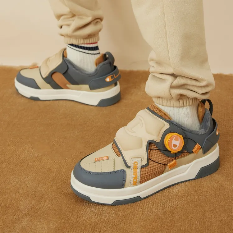 Champion Kids Slip Resistant Low Top Kids' Skateboarding Shoes Wheat Brown Kids'-5