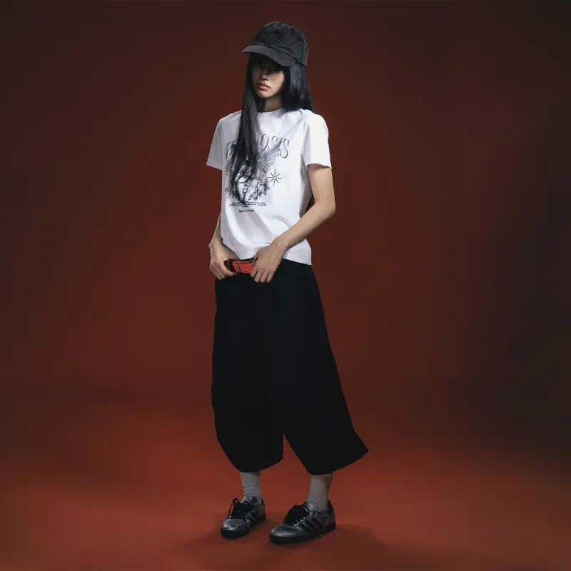 WHOOSIS Set in Sleeve T Shirt Women's-3