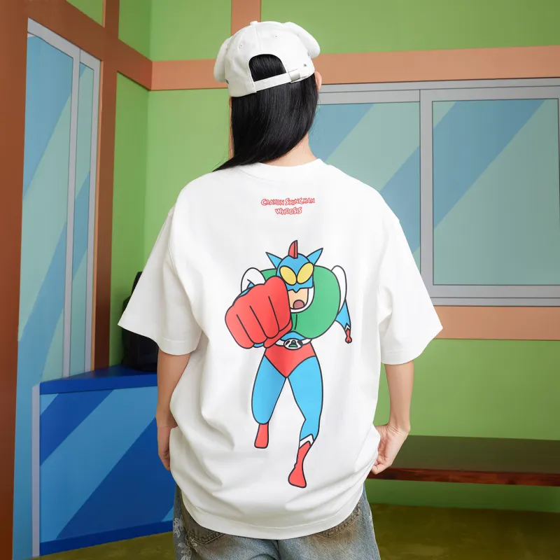 Crayon Shinchan X WHOOSIS X Crayon Shin chan Collaboration Series T Shirts Unisex-3
