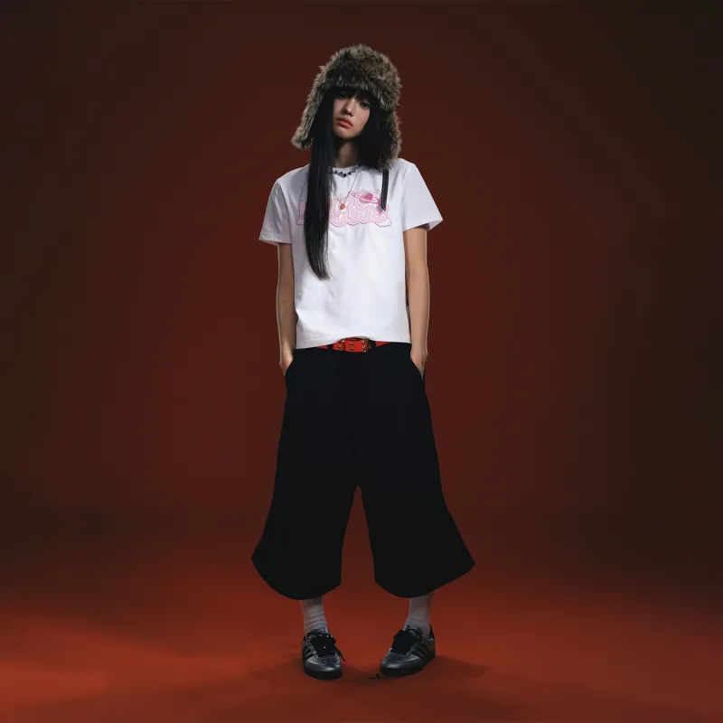 WHOOSIS Set in Sleeve T Shirt Women's-2