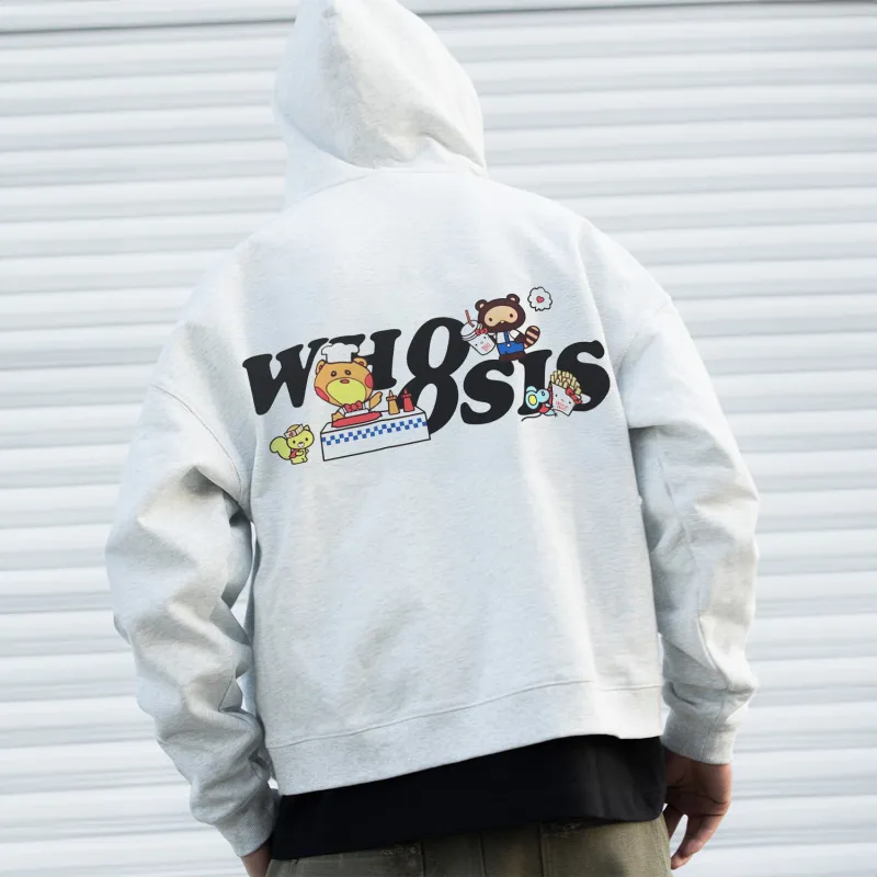 WHOOSIS X HELLO KITTY Sweatshirt Fall Winter Unisex-7