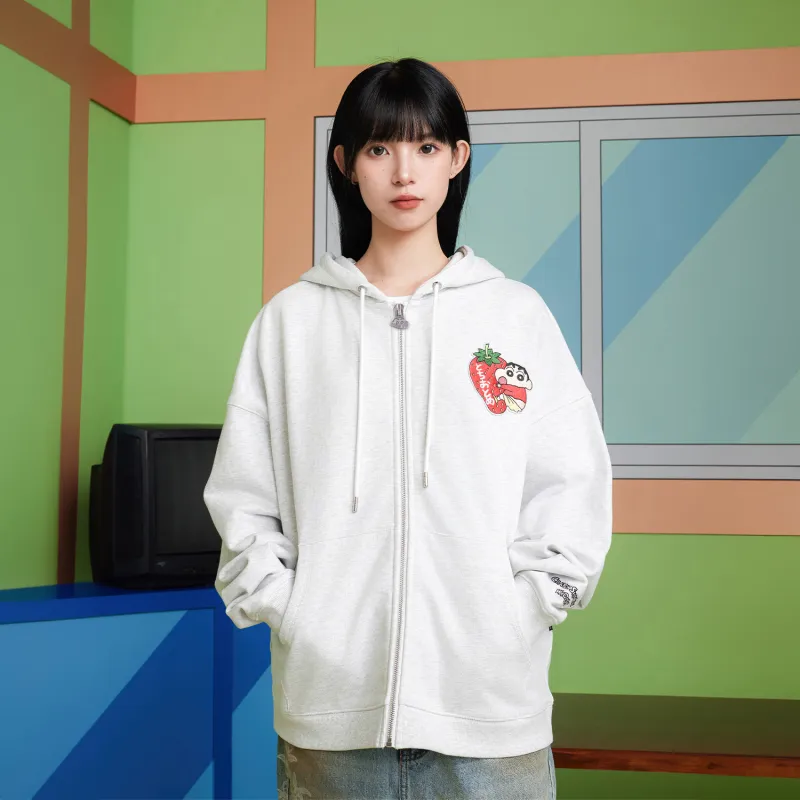 Crayon Shinchan X WHOOSIS X Crayon Shin chan Collaboration Series Sweatshirts Unisex-2