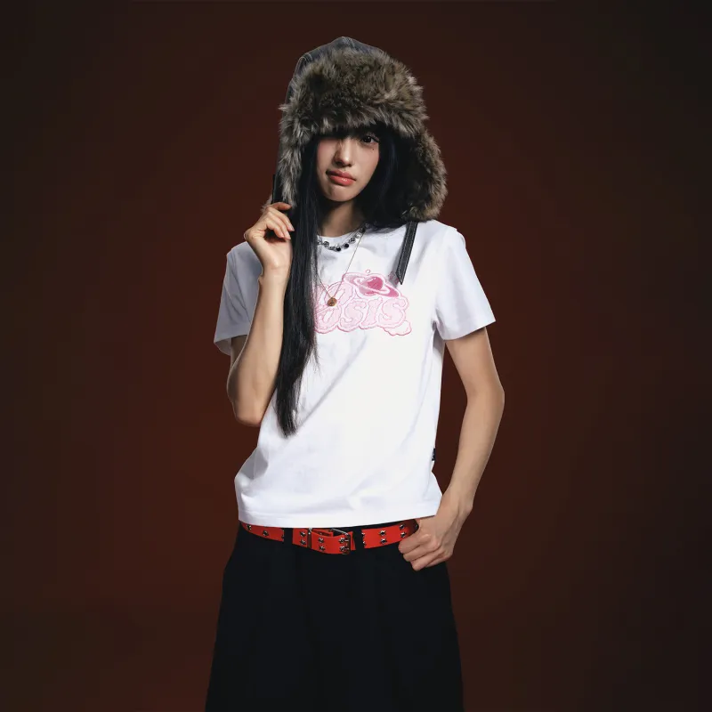 WHOOSIS Set in Sleeve T Shirt Women's-1