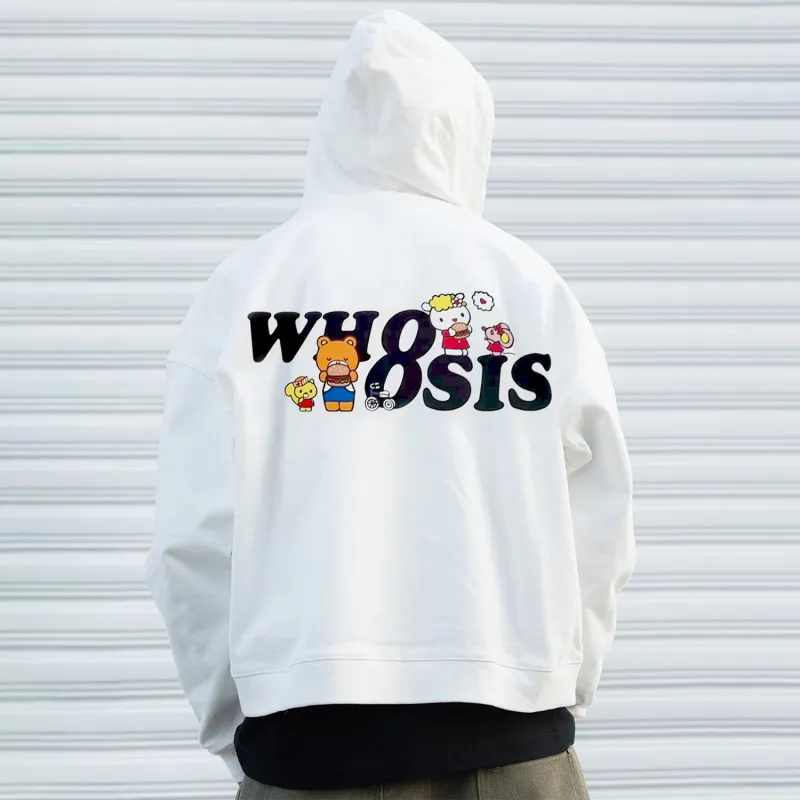 WHOOSIS X HELLO KITTY Sweatshirt Fall Winter Unisex-3
