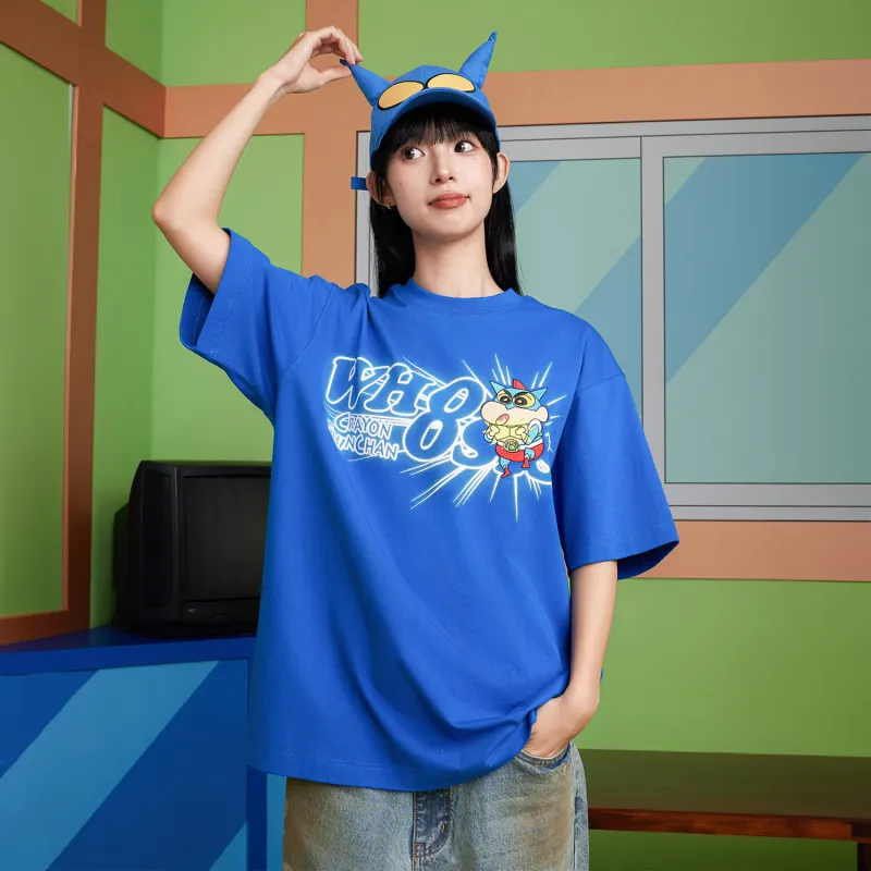Crayon Shinchan X WHOOSIS X Crayon Shin chan Collaboration Series T Shirts Unisex-10